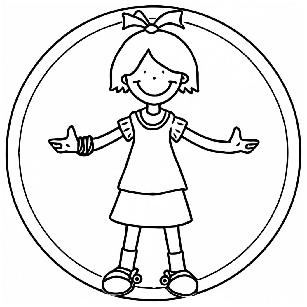 Free PDF Little Miss Sunshine Coloring Pages - Global Coloring Pages