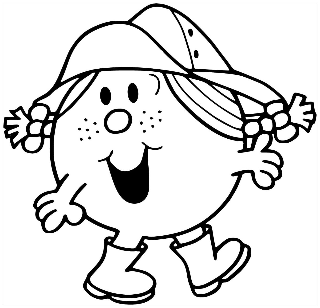 Free PDF Little Miss Sunshine Coloring Pages - Global Coloring Pages