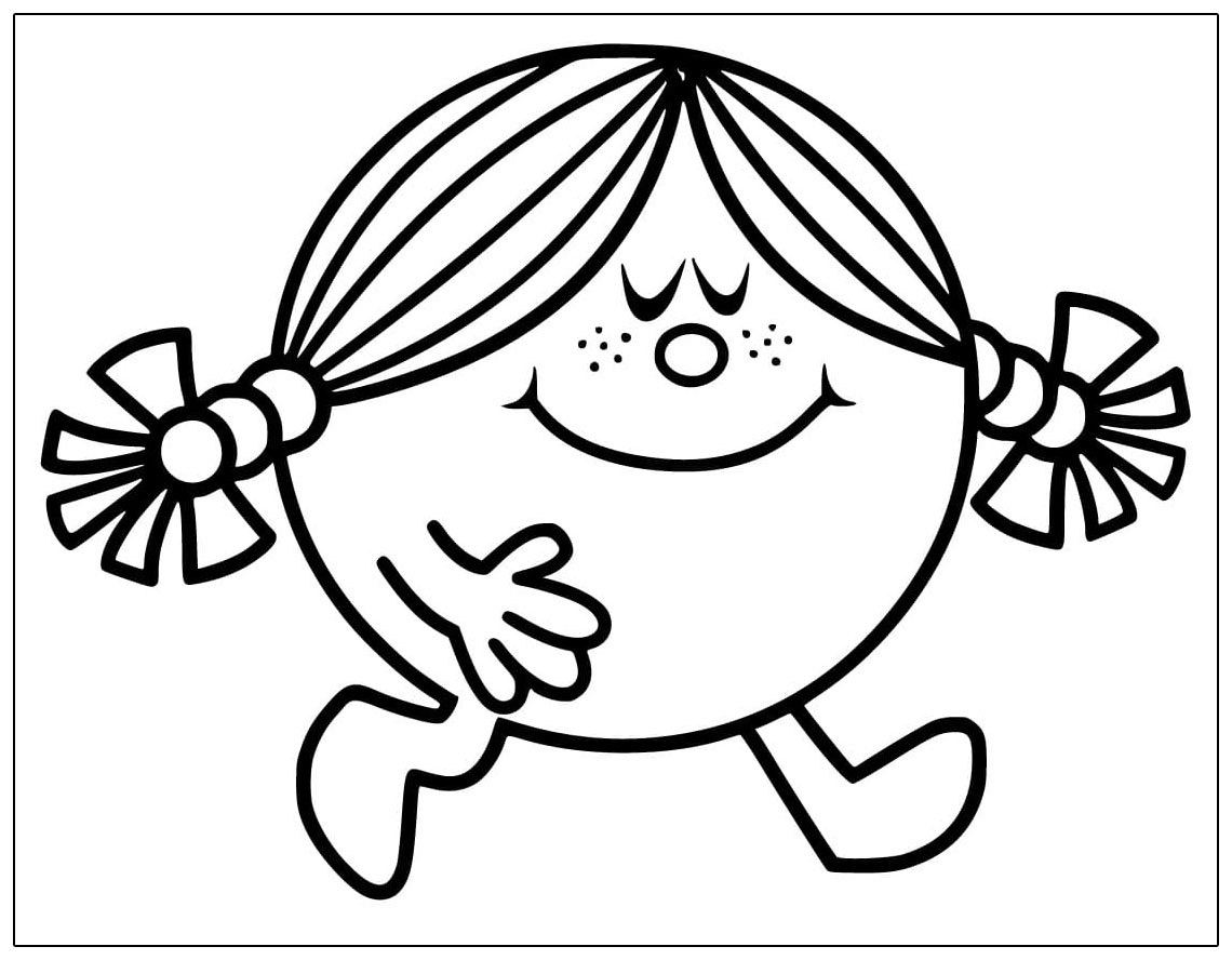 Free PDF Little Miss Sunshine Coloring Pages - Global Coloring Pages