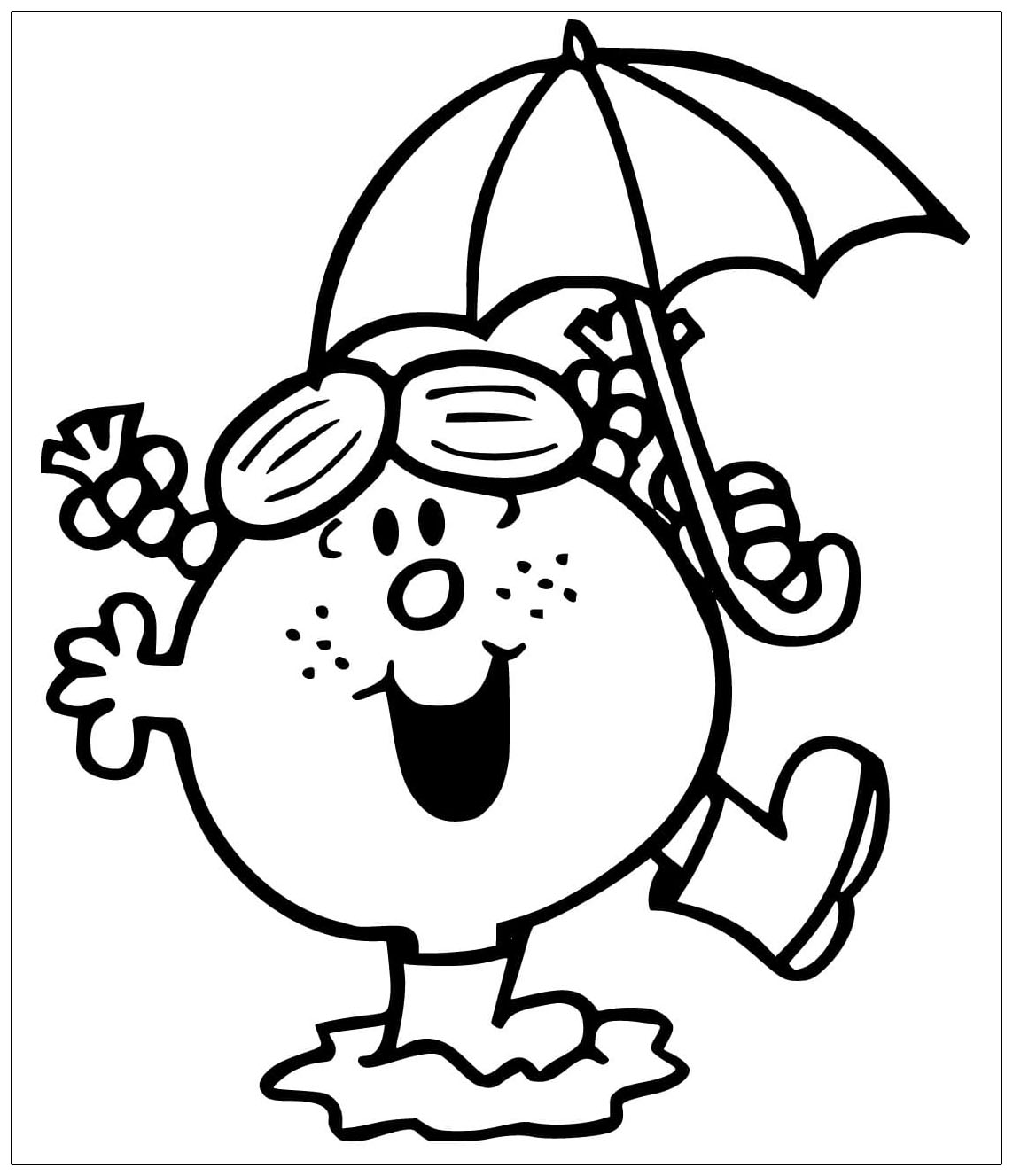 Free PDF Little Miss Sunshine Coloring Pages - Global Coloring Pages